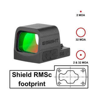 Kolimatoriai, tiesiogiai tinkantys CZ Shadow 2 Carry