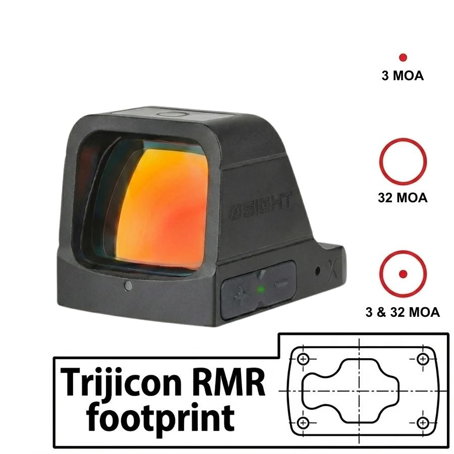 Osight X [raudona] kolimatorius