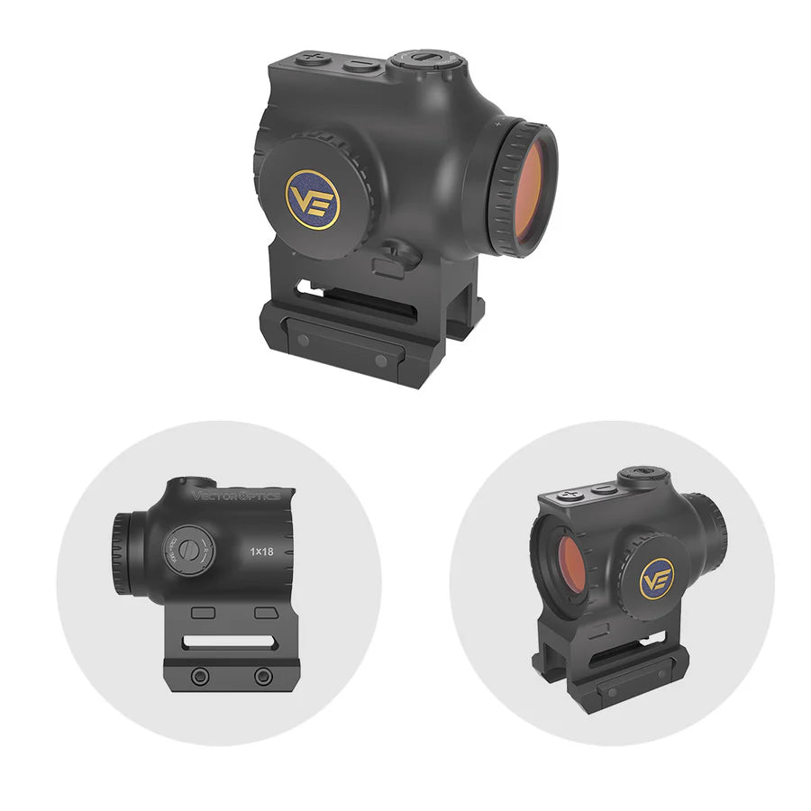 Vector Optics Paragon 1X18 Mini prizmė taikiklis