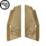 CZ 75B & SP-01, CZ TS 2, CZ Shadow 2 trumpos žalvarinės CZ rankenos plokštelės