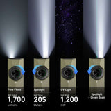 Olight ArkPro Ultra | plokščias 4-in-1 EDC žibintuvėlis | 1.700 lm
