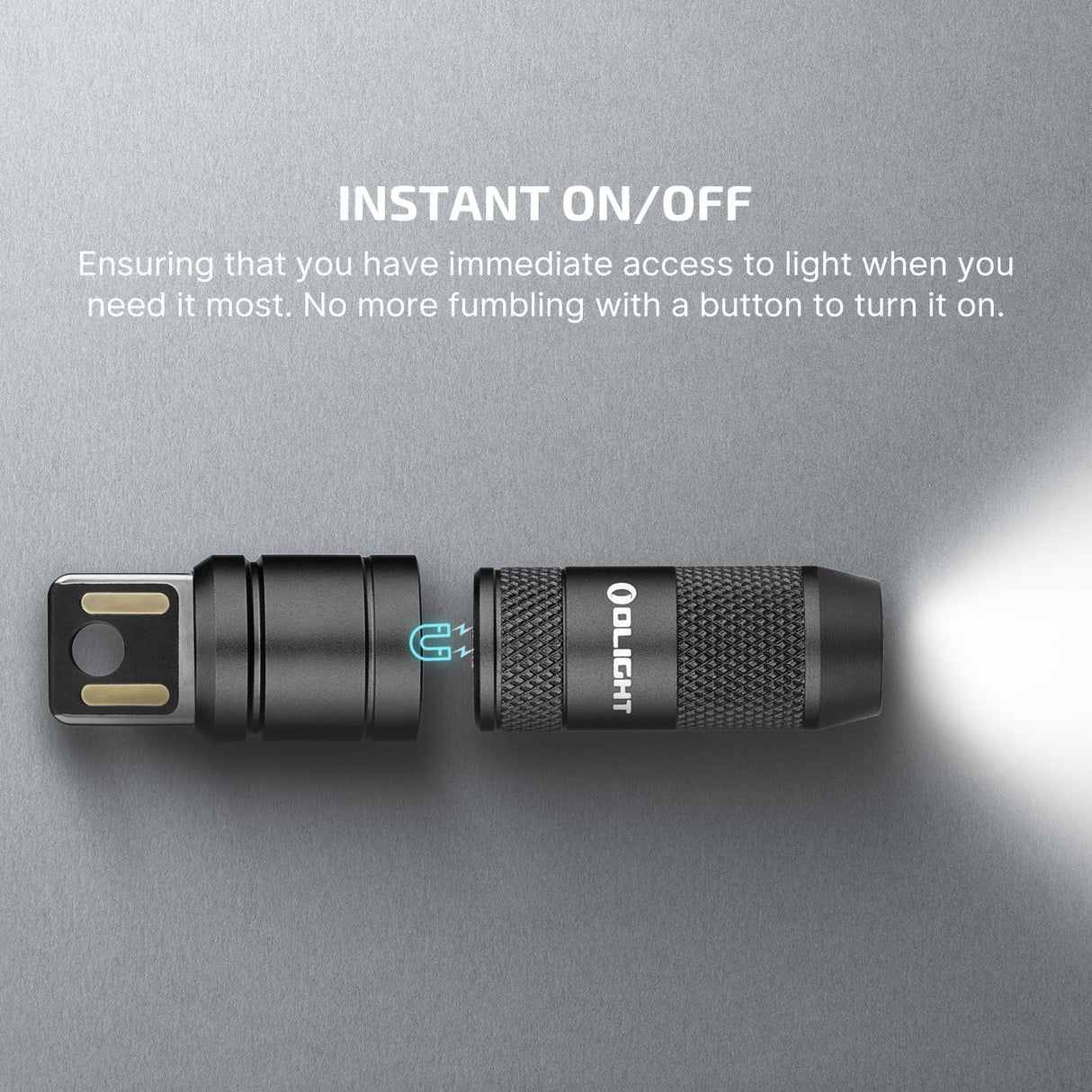 Olight imini 2 | mini įkraunamas raktų pakabuko žibintuvėlis | 50 lm