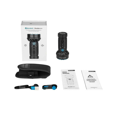 Olight Marauder Mini | įvairiaspalvis įkraunamas žibintuvėlis | 7.000 lm