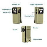 Olight Oclip Ultra | 3-in-1 prisegamas EDC žibintuvėlis | 530 lm