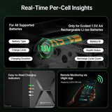 Olight Ostation 2 | išmanusis AA/AAA baterijų įkroviklis | 3-in-1