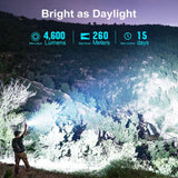 Olight Seeker 4 Pro | didelės galios žibintuvėlis | 4.600 lm