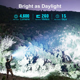 Olight Seeker 4 Pro | didelės galios žibintuvėlis | 4.600 lm