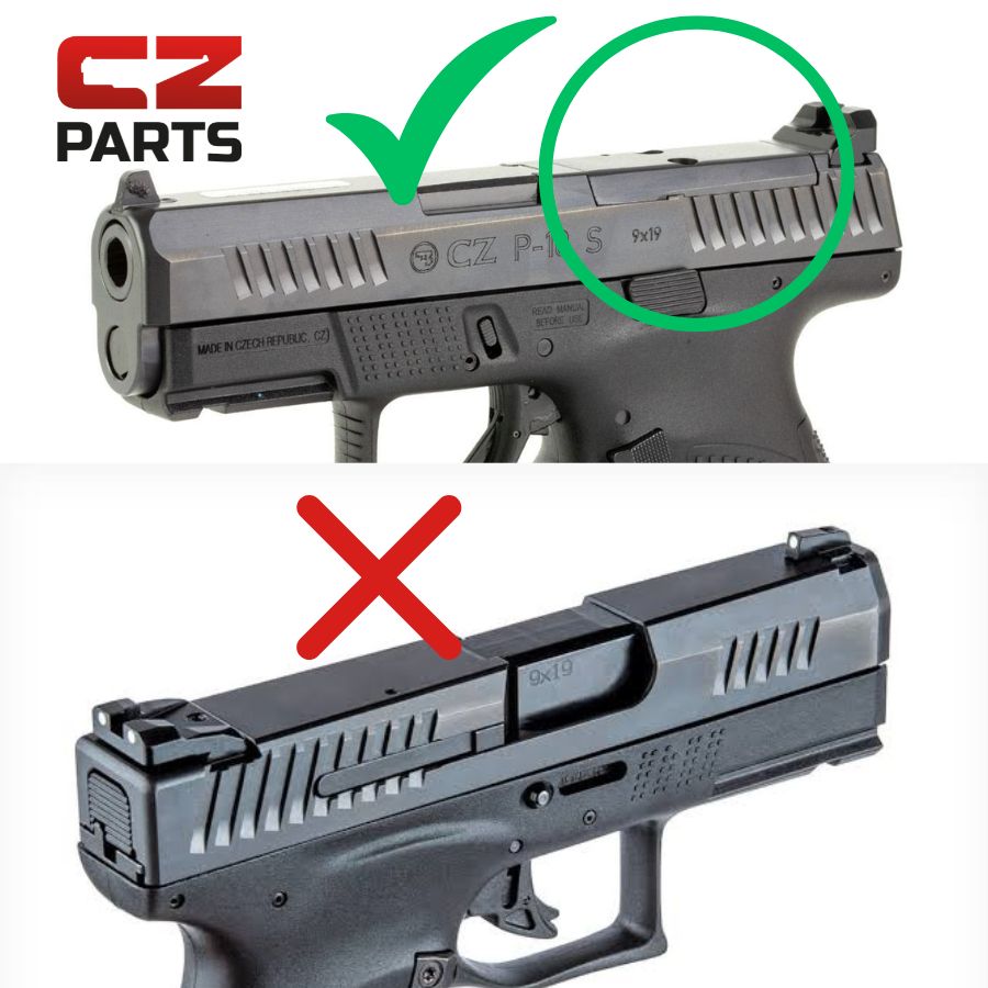 CZ P-10 OR adapterio plokštelė | Leupold DPP footprint 