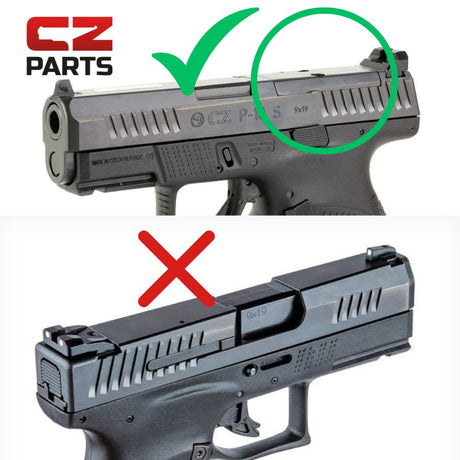 CZ P-10 OR adapterio plokštelė | Trijicon RMR footprint 