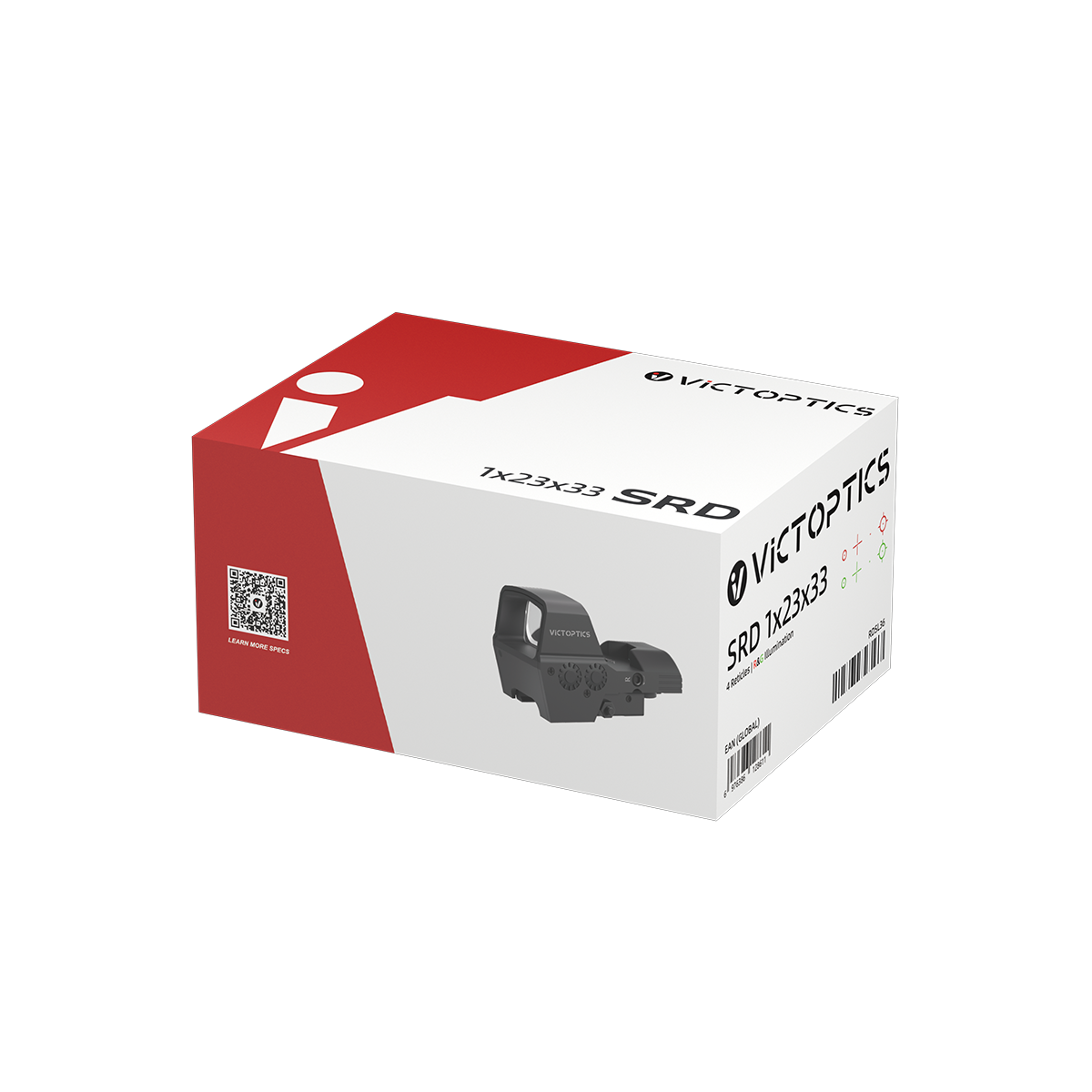 VictOptics SRD 1x23x33 Four-Reticle kolimatorius